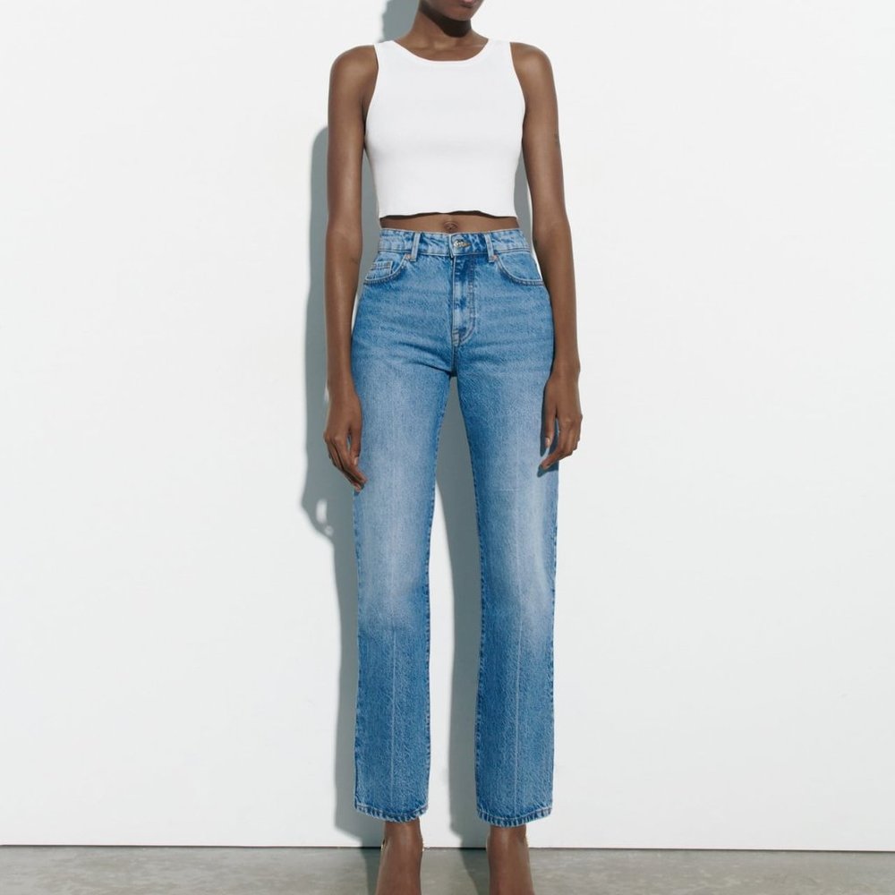 Zara High Rise Z1975 Slim Fit Jeans - NWT /